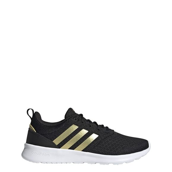 ADIDAS QT RACER 2.0 SHOES WOMEN'S, BLACK, SIZE 10 - Picture 3 of 6